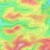 Schameder topographic map, elevation, terrain