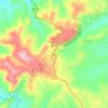 Bogo topographic map, elevation, terrain