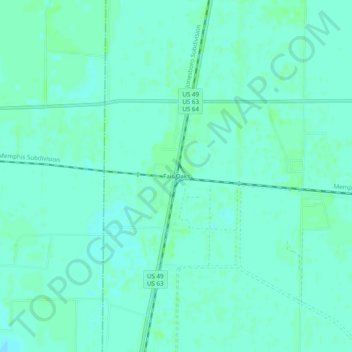 Fair Oaks topographic map, elevation, terrain