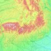 Poiana Stânii topographic map, elevation, terrain