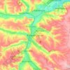 Kramatorsk topographic map, elevation, terrain