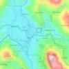 Hindagoda topographic map, elevation, terrain