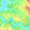 Cornu topographic map, elevation, terrain