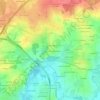 La Haute Réauté topographic map, elevation, terrain