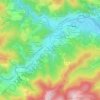 Roche Chevillère topographic map, elevation, terrain