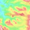 Mashhad Ruhin topographic map, elevation, terrain
