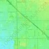 Boulevard Gardens topographic map, elevation, terrain