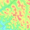 Erumad topographic map, elevation, terrain