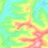 Crocifisso topographic map, elevation, terrain