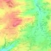 Kerscao topographic map, elevation, terrain