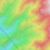 Locust Knob topographic map, elevation, terrain