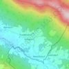 Höfing topographic map, elevation, terrain