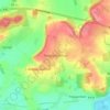 Temple Grafton topographic map, elevation, terrain