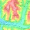 Klečůvka topographic map, elevation, terrain