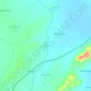 Panwali Pura topographic map, elevation, terrain