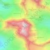 Waze topographic map, elevation, terrain