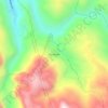 Río Hondo topographic map, elevation, terrain