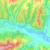 Sugremaro topographic map, elevation, terrain