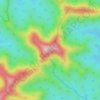 Drake topographic map, elevation, terrain