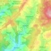 Dendert topographic map, elevation, terrain