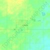 Coleville topographic map, elevation, terrain