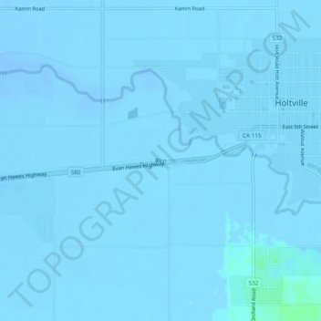 Rico topographic map, elevation, terrain