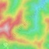 Königin topographic map, elevation, terrain