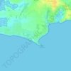 Kervoyal topographic map, elevation, terrain