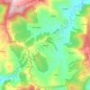 Kande topographic map, elevation, terrain