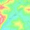 Restrepo topographic map, elevation, terrain