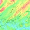 Doylestown topographic map, elevation, terrain