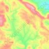 Vale de Santiago topographic map, elevation, terrain