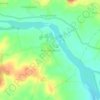 Mahadevapura topographic map, elevation, terrain