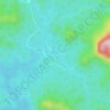 Kolluru topographic map, elevation, terrain