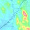 Indiparape topographic map, elevation, terrain