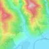 Homorod topographic map, elevation, terrain