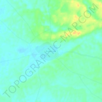 Kelansar topographic map, elevation, terrain