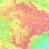 Mandla topographic map, elevation, terrain