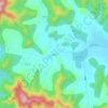 Daling topographic map, elevation, terrain