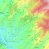 Pokhra topographic map, elevation, terrain