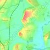 Crowle Green topographic map, elevation, terrain