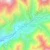 Santa Rosa de Chontay topographic map, elevation, terrain