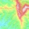 Bangora topographic map, elevation, terrain
