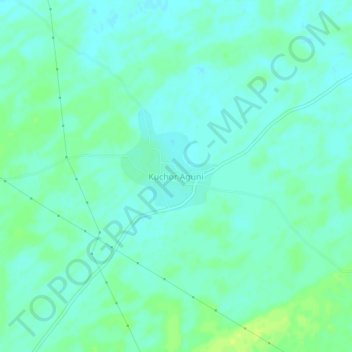 Kuchor Aguni topographic map, elevation, terrain