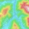 Freiland topographic map, elevation, terrain