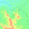 Deogarh topographic map, elevation, terrain