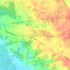 Bazin topographic map, elevation, terrain