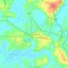 Chandappadi topographic map, elevation, terrain