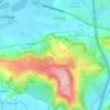 Upper Canada topographic map, elevation, terrain