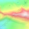 Stockhorn topographic map, elevation, terrain